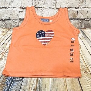 The Children’s Place Tank top American flag 6-9